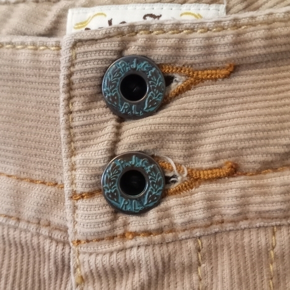Polo Jeans Kelly dark tan corduroy boot cut pants size 8 - Picture 3 of 9